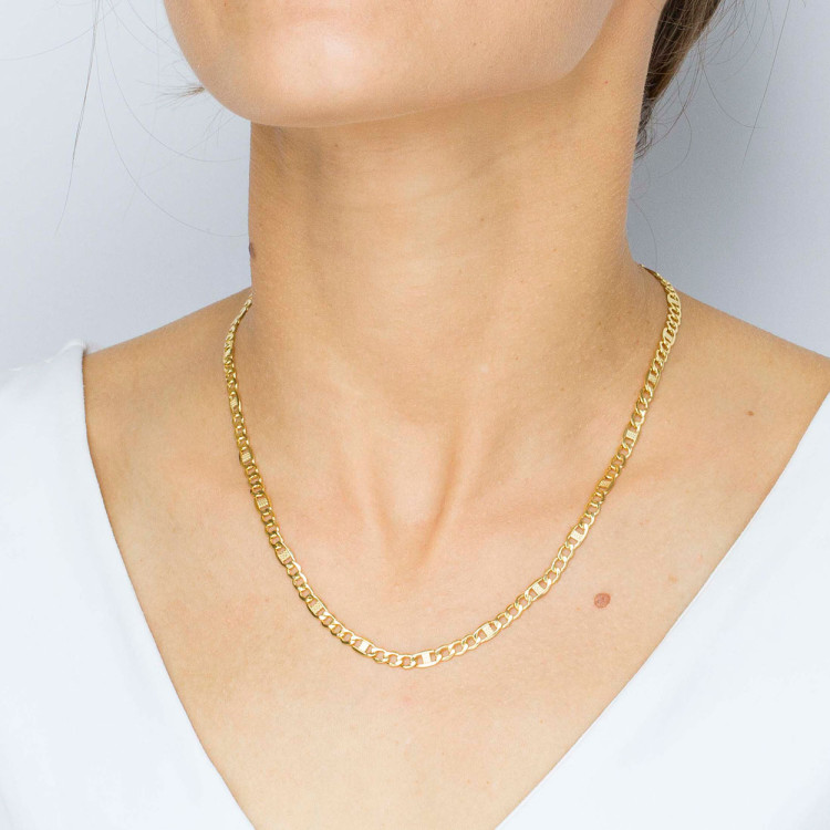 Łańcuszek ze złota figaro