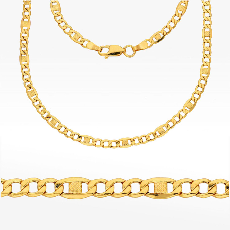 Łańcuszek ze złota figaro