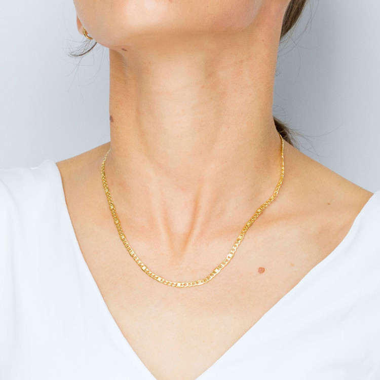 Łańcuszek ze złota figaro