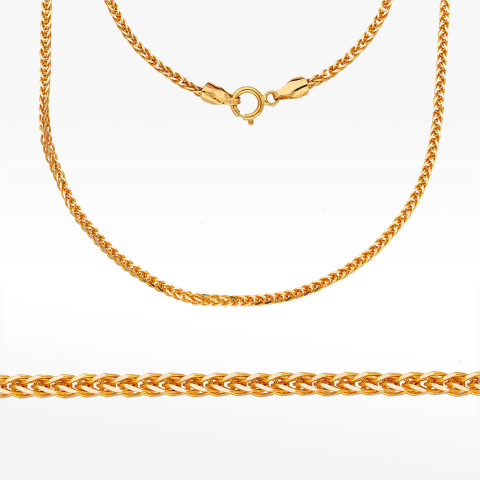 Łańcuszek ze złota lisi ogon pełny