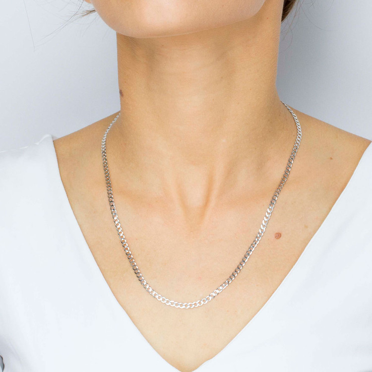 Łańcuszek ze złota pancerka pełny