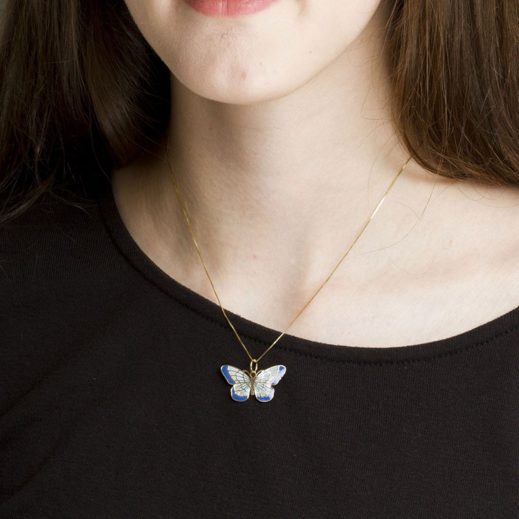 Zawieszka ze złota motyl