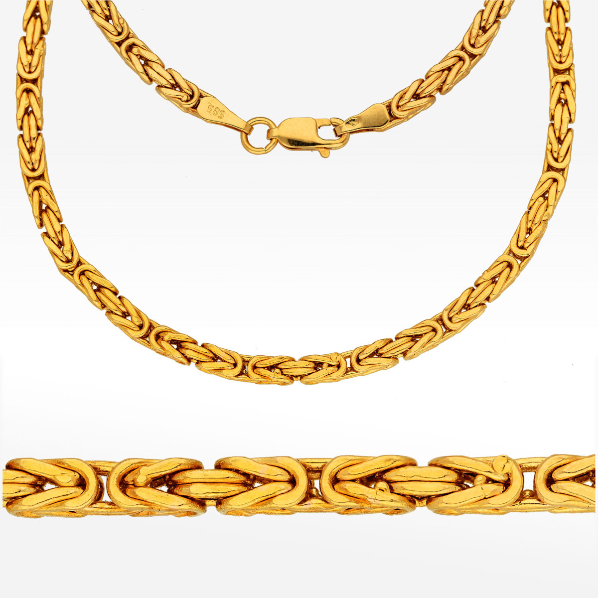 Łańcuszek ze złota królewski