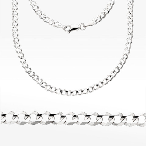 Łańcuszek ze złota pancerka pełny