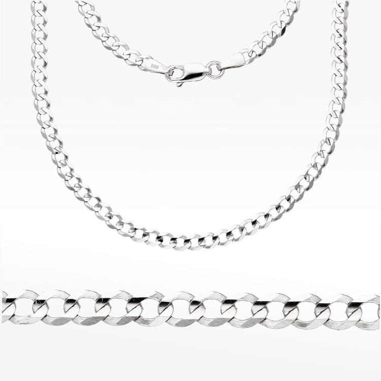 Łańcuszek ze złota pancerka pełny