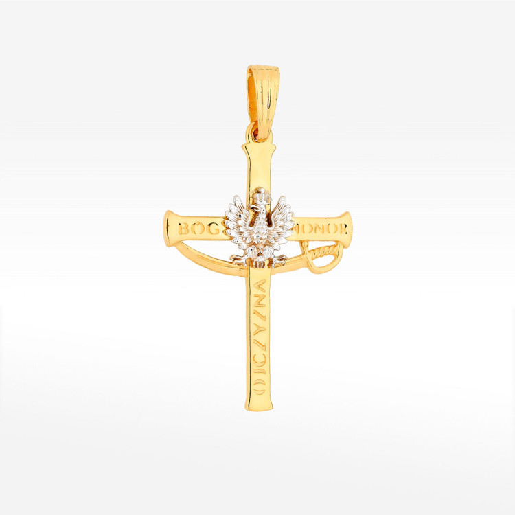 Zawieszka ze złota krzyżyk