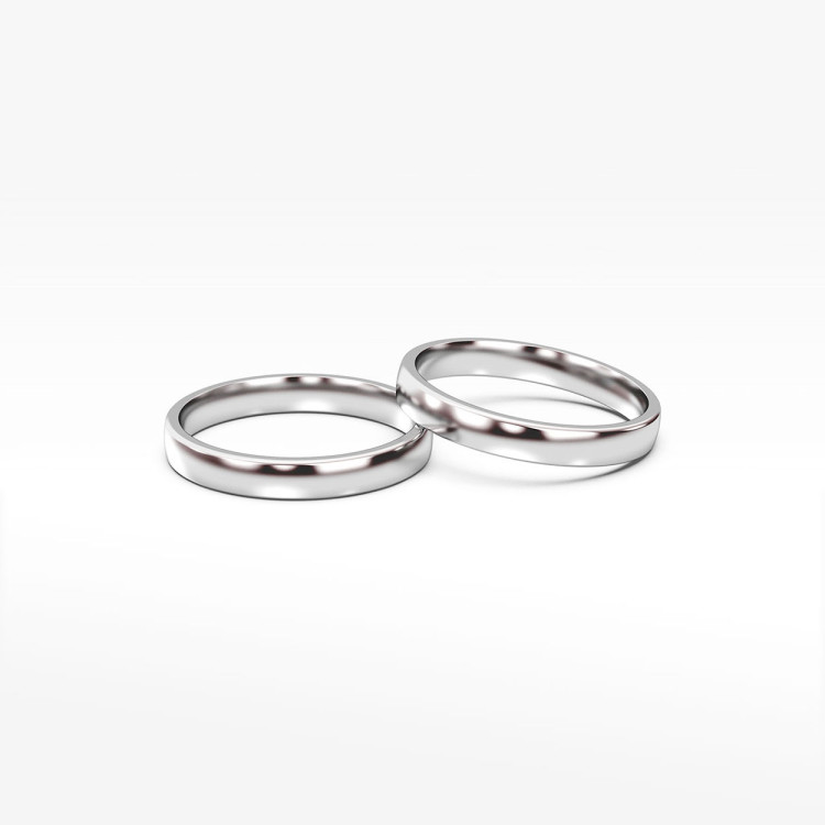 Klasyczne obrączki 3mm półokrągłe