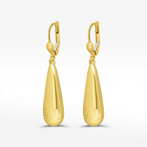 Kolczyki ze złota wiszące