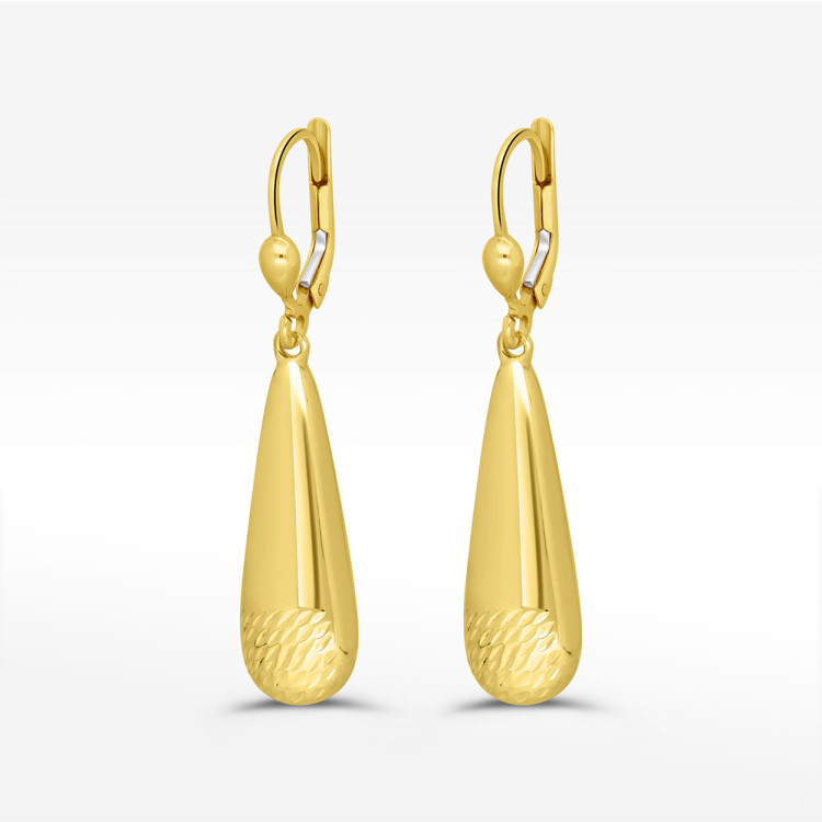 Kolczyki ze złota wiszące