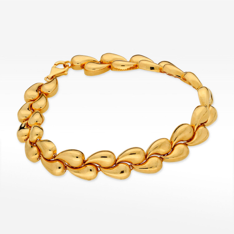 Bransoletka ze złota łezki