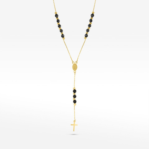 Naszyjnik ze złota 45cm różaniec