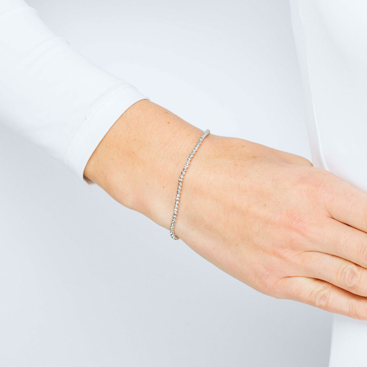 Bransoletka ze złota z koralikami