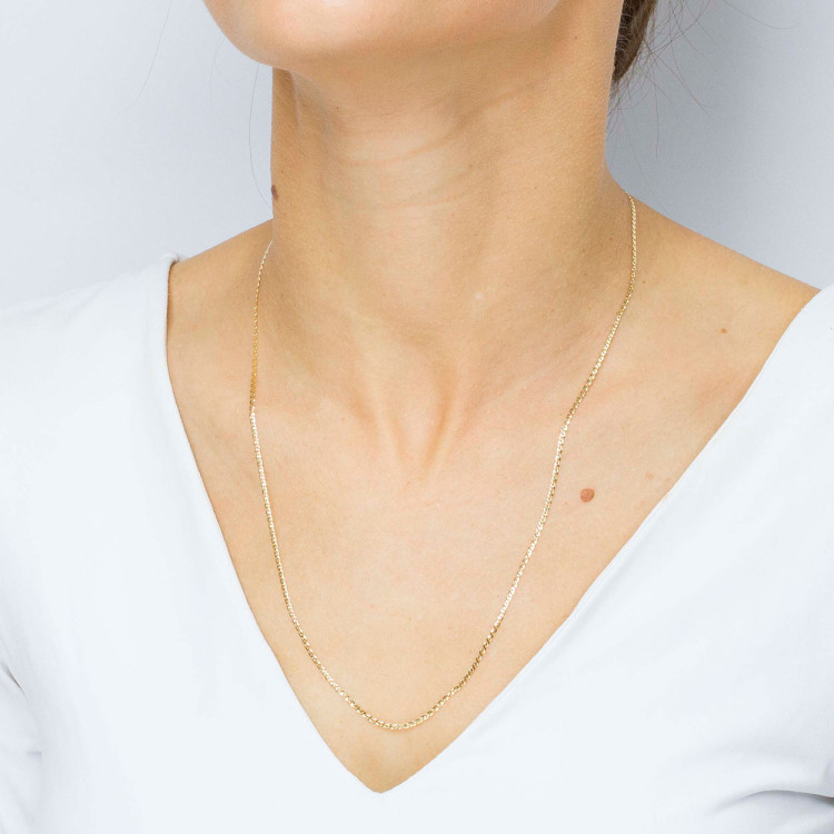 Łańcuszek ze złota gucci pełny