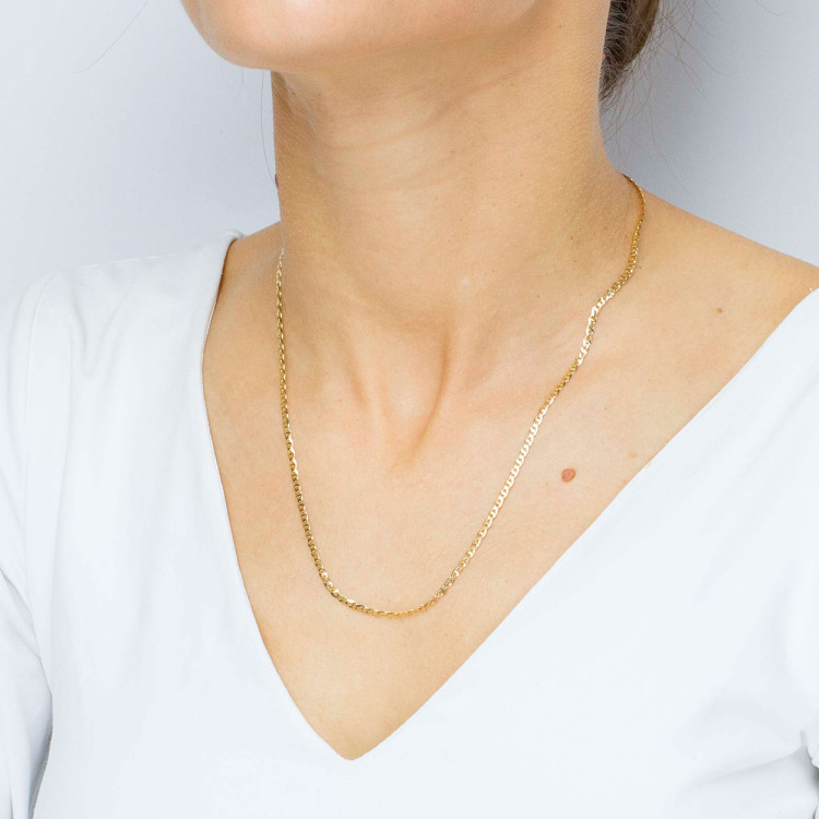 Łańcuszek ze złota gucci pełny