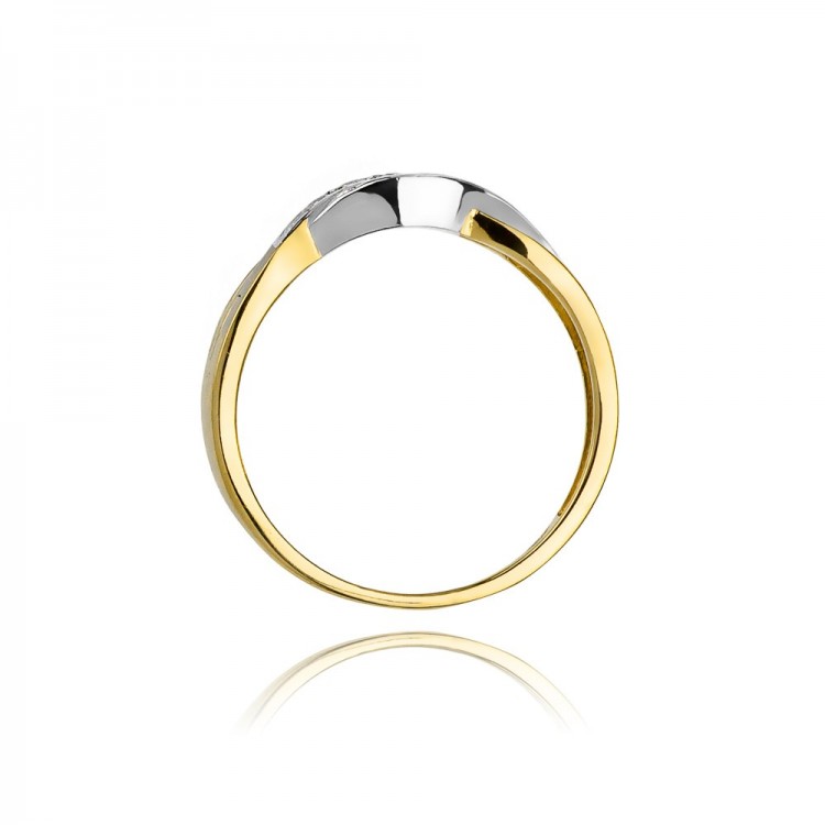 Pierścionek zaręczynowy z diamentami