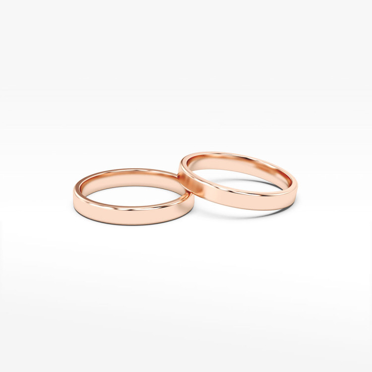 Klasyczne obrączki 3.5mm płaskie