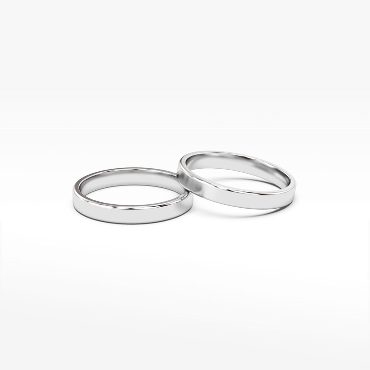 Klasyczne obrączki 3mm płaskie