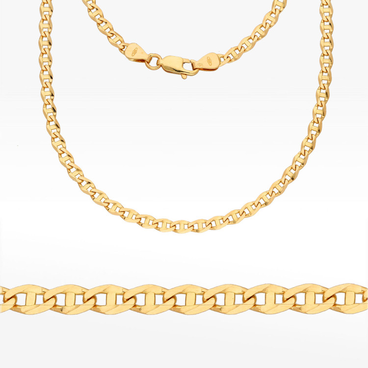 Łańcuszek ze złota gucci pełny