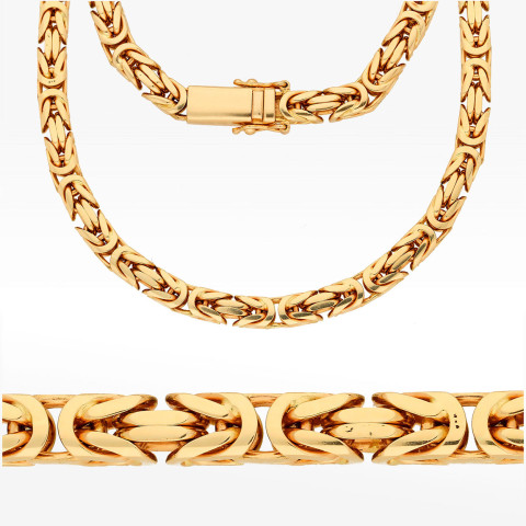 Łańcuszek ze złota królewski pełny