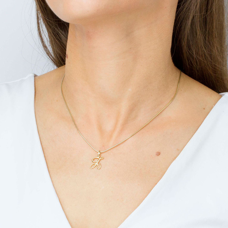 Zawieszka ze złota litera Z