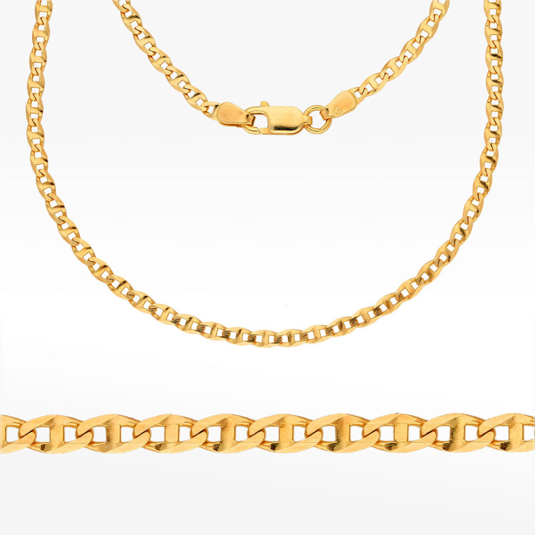 Łańcuszek ze złota gucci pełny