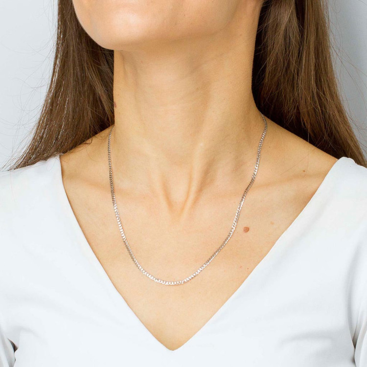 Łańcuszek ze złota pancerka pełny