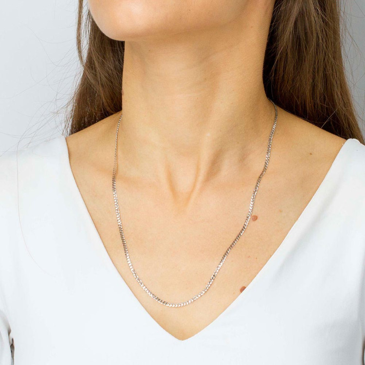 Łańcuszek ze złota pancerka pełny