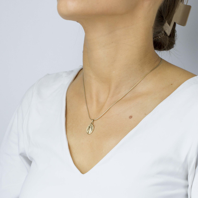 Zawieszka ze złota medalik