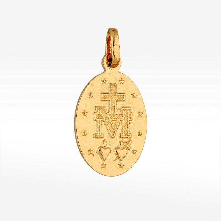 Zawieszka ze złota medalik