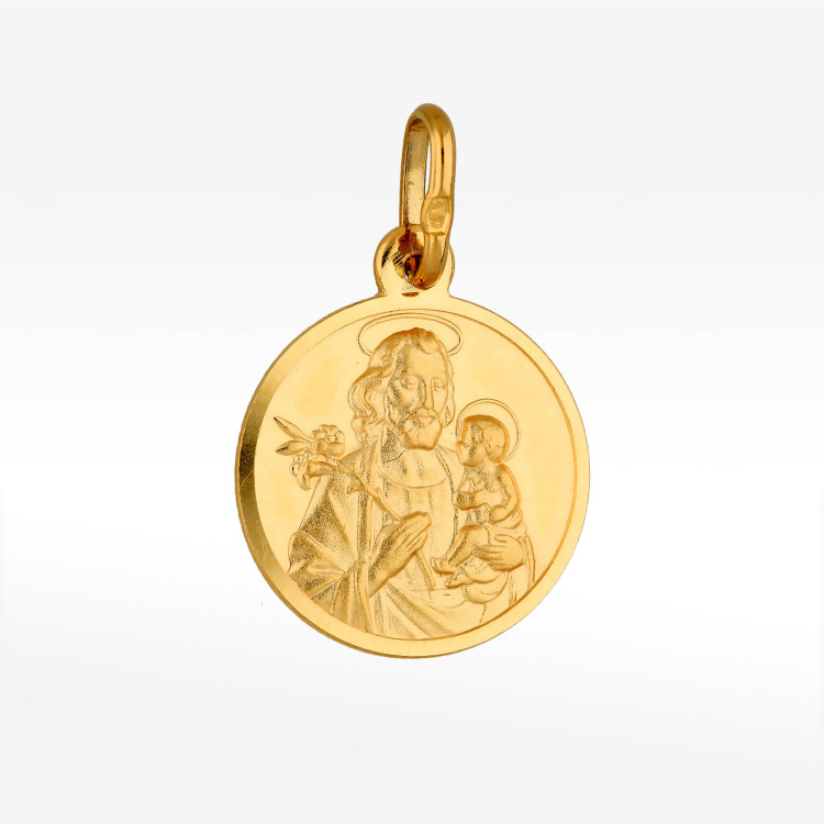 Zawieszka ze złota święty Józef