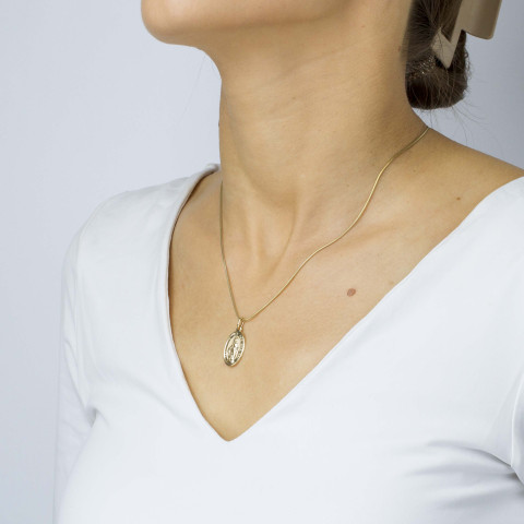 Zawieszka ze złota medalik