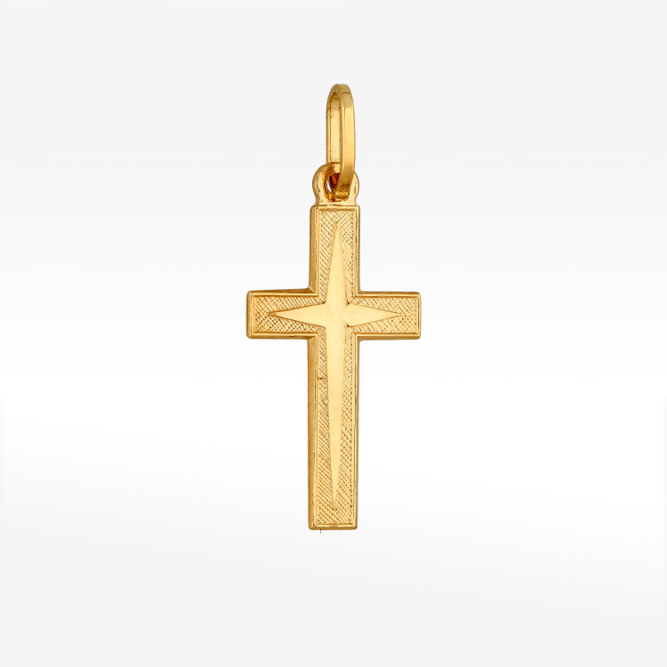 Zawieszka ze złota krzyżyk