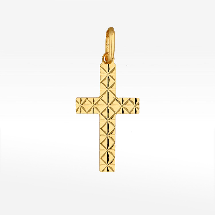 Zawieszka ze złota krzyżyk