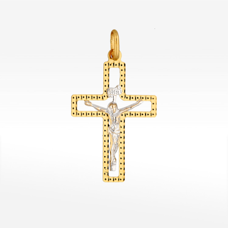 Zawieszka ze złota krzyżyk