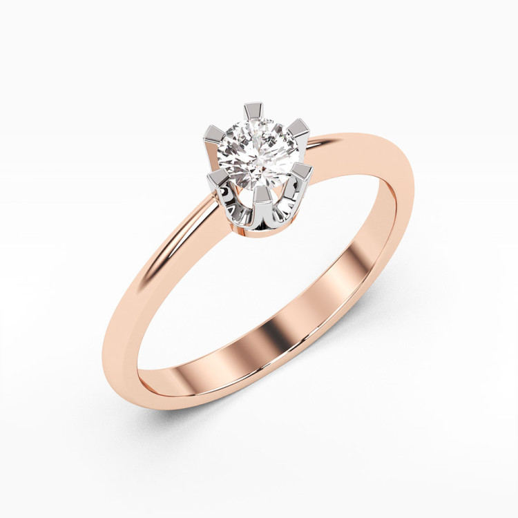 Pierścionek zaręczynowy z diamentem laboratoryjnym 0.40ct