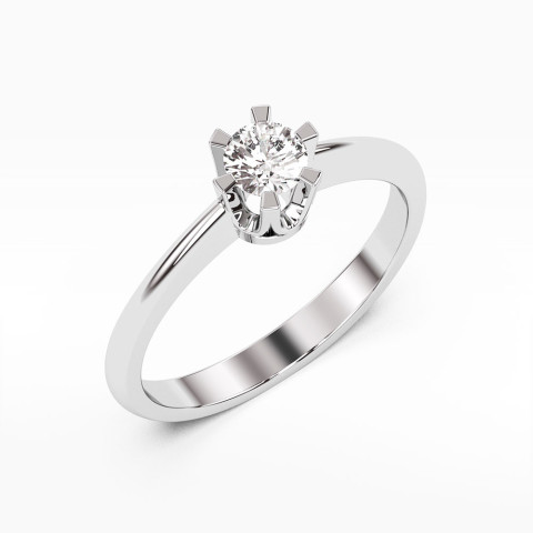 Pierścionek zaręczynowy z diamentem laboratoryjnym 0.40ct