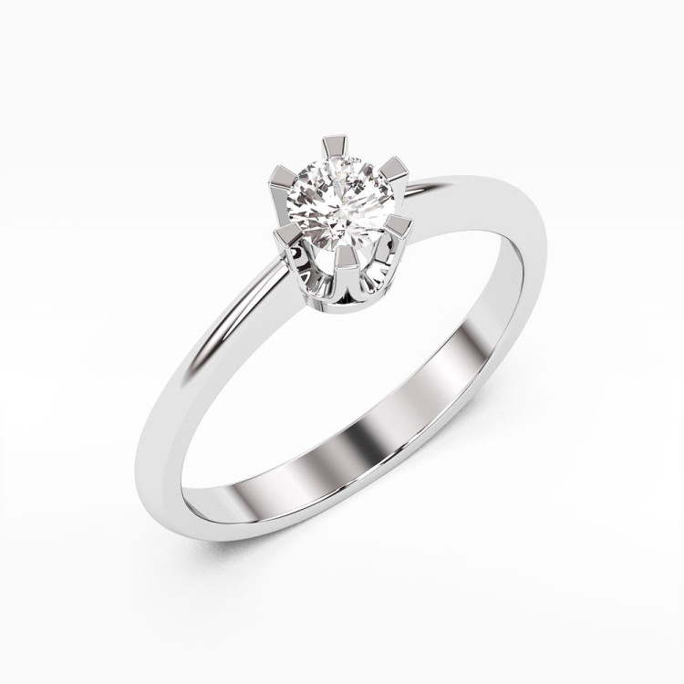 Pierścionek zaręczynowy z diamentem laboratoryjnym 0.40ct