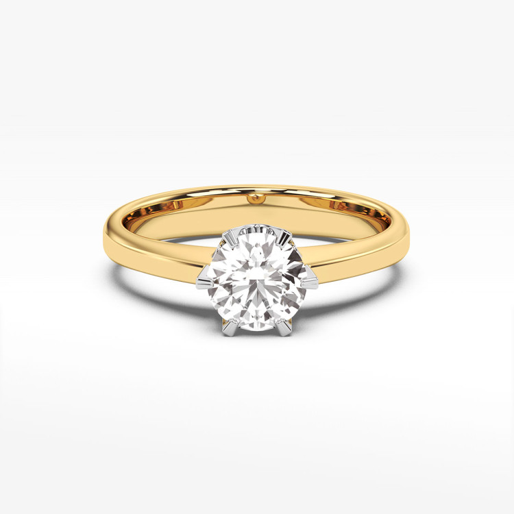 Pierścionek zaręczynowy z diamentem laboratoryjnym 0.70ct