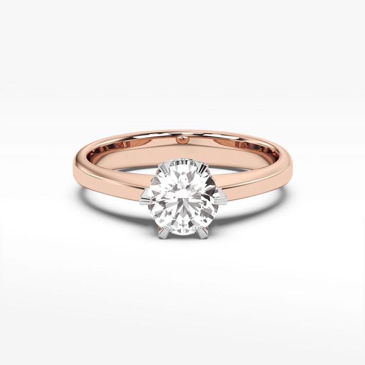 Pierścionek zaręczynowy z diamentem laboratoryjnym 1.00ct