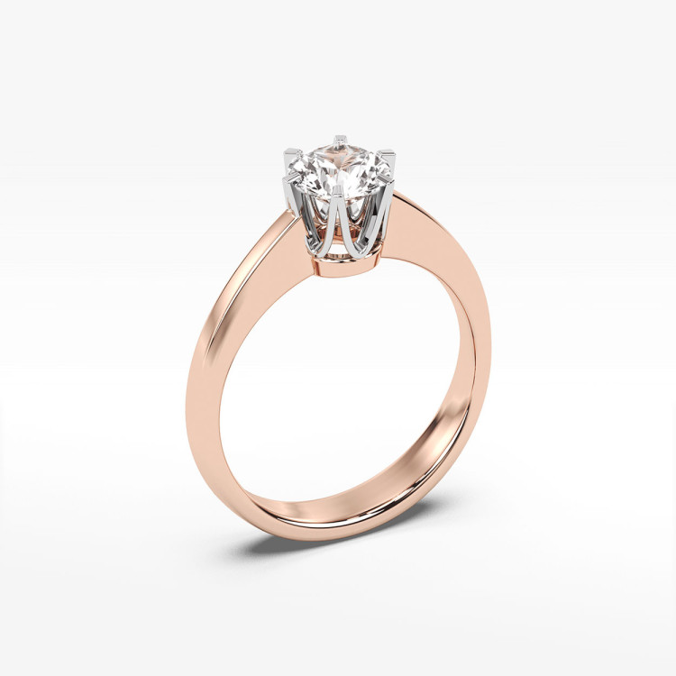 Pierścionek zaręczynowy z diamentem laboratoryjnym 1.00ct