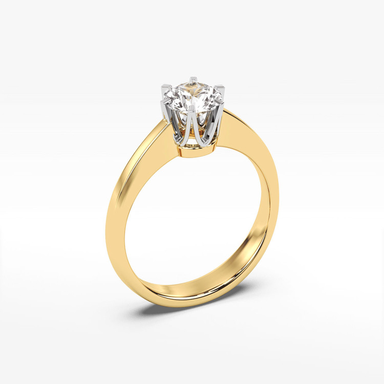 Pierścionek zaręczynowy z diamentem laboratoryjnym 1.00ct