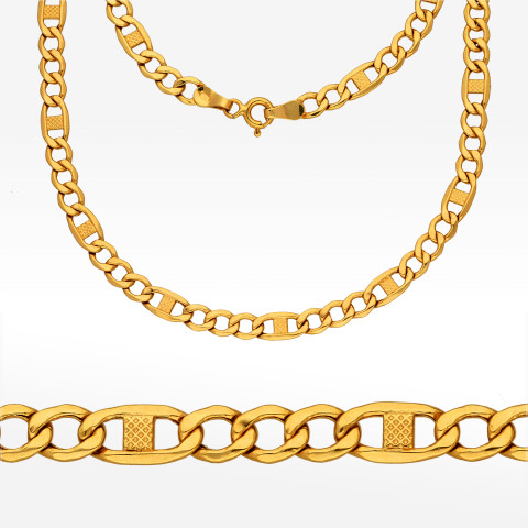 Łańcuszek ze złota figaro