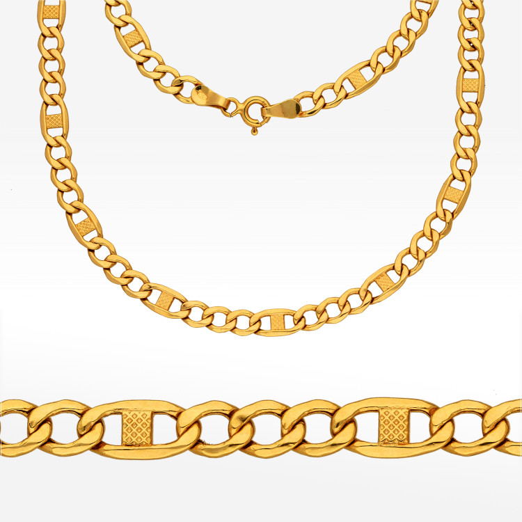 Łańcuszek ze złota figaro