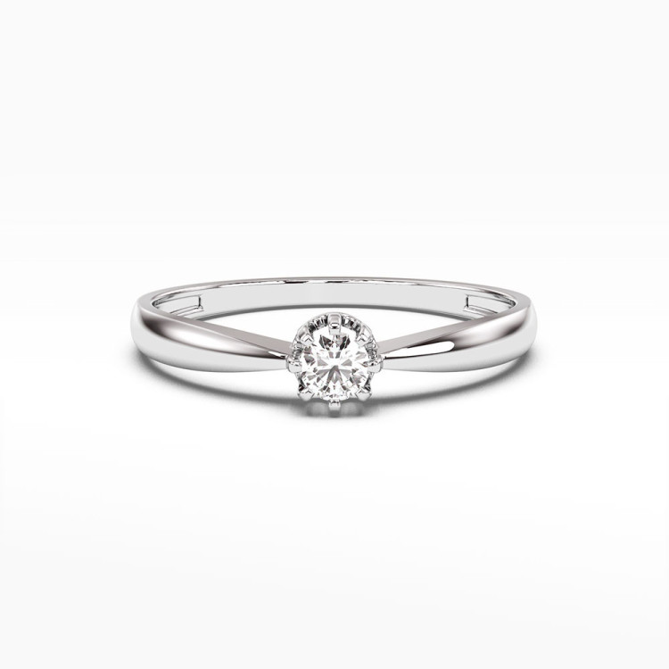 Pierścionek zaręczynowy z diamentem laboratoryjnym 0.15ct