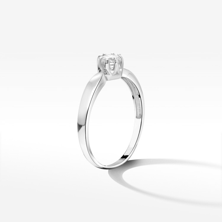 Pierścionek zaręczynowy z diamentem laboratoryjnym 0.30ct