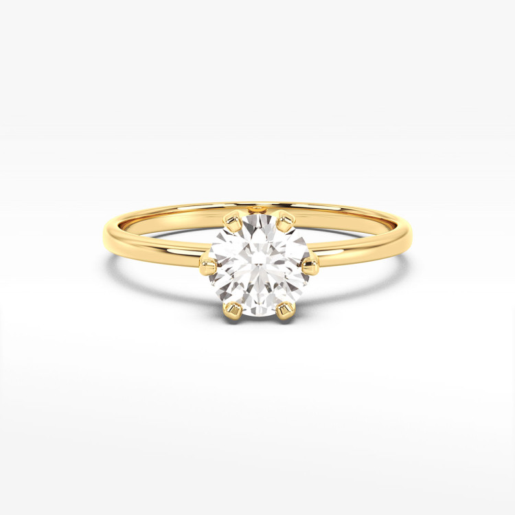 Pierścionek zaręczynowy z diamentem laboratoryjnym 1.00ct