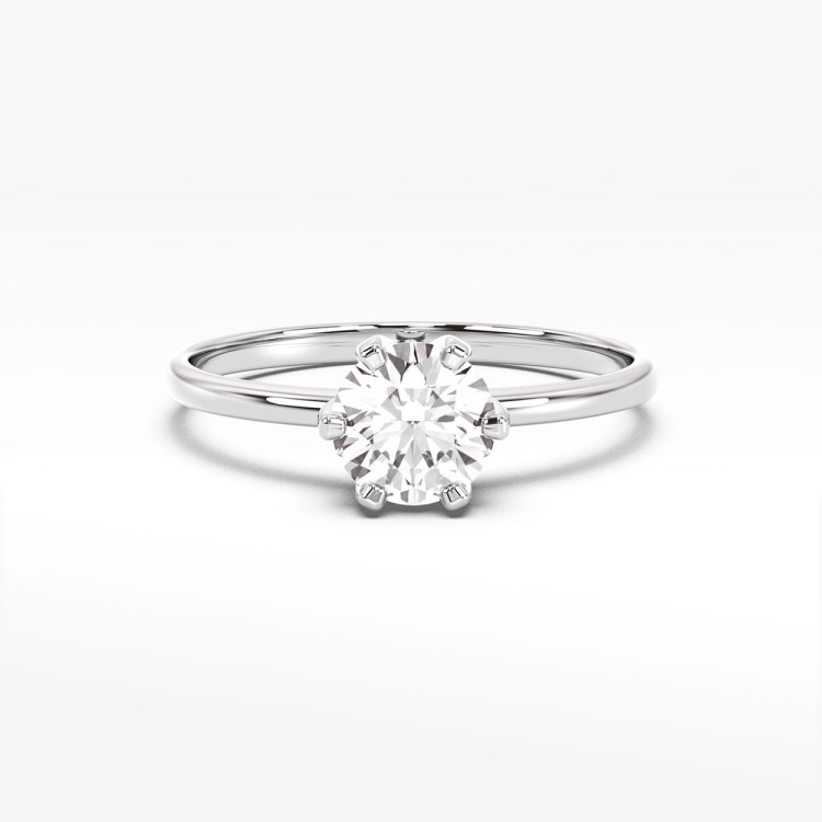 Pierścionek zaręczynowy z diamentem laboratoryjnym 1.00ct