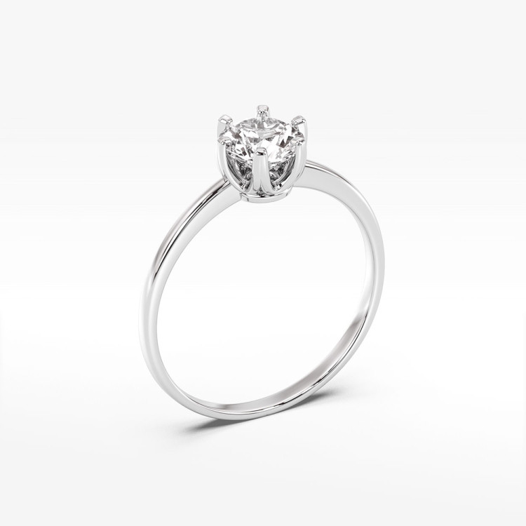 Pierścionek zaręczynowy z diamentem laboratoryjnym 1.00ct
