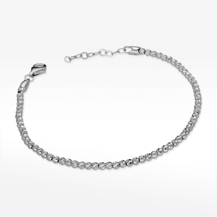 Bransoletka ze złota z koralikami