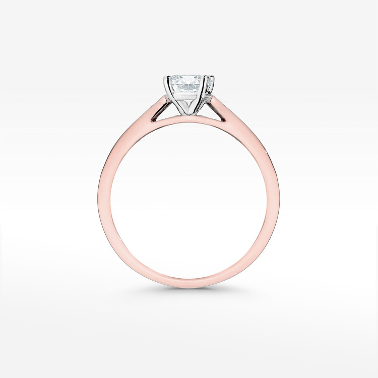 Pierścionek zaręczynowy z diamentami laboratoryjnymi